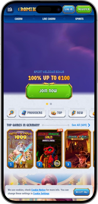 Romibet Casino App
